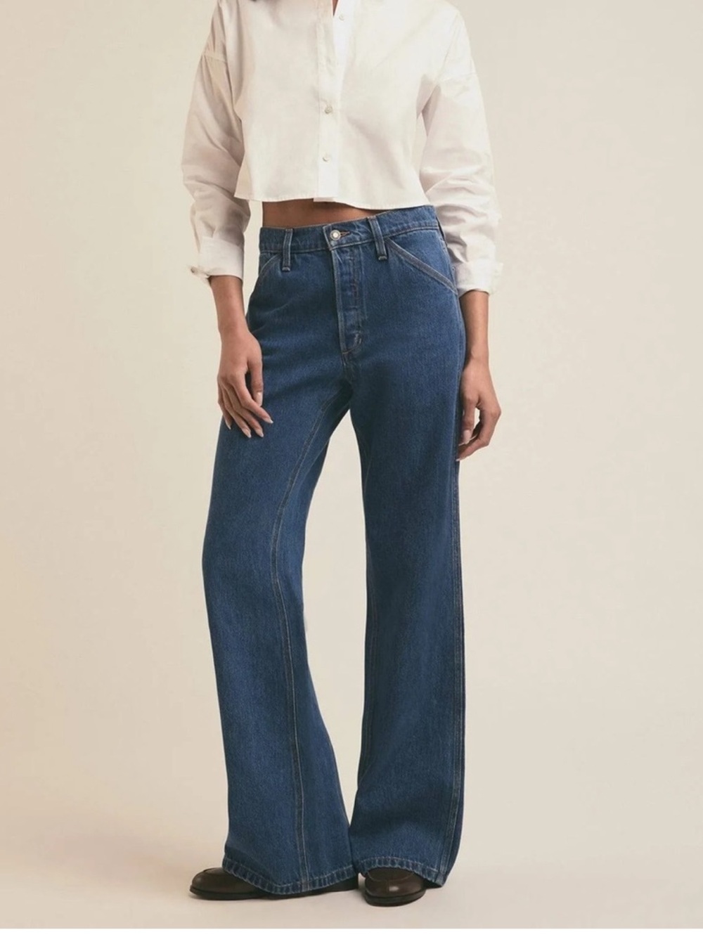 Favorite Daughter NWT Olympia Cody Wide Leg Flare Jeans